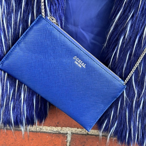 Lapis Faux Fur Vest With Crossbody bag GWP - Picture 4 of 8